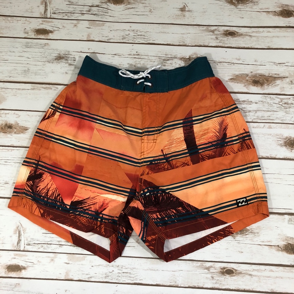 🆕🔥Billabong Men Beach Shorts Orange